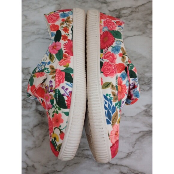 Comfortview The Anzani Slip On Sneaker Floral with Cute Tie Size 8W - Picture 4 of 11